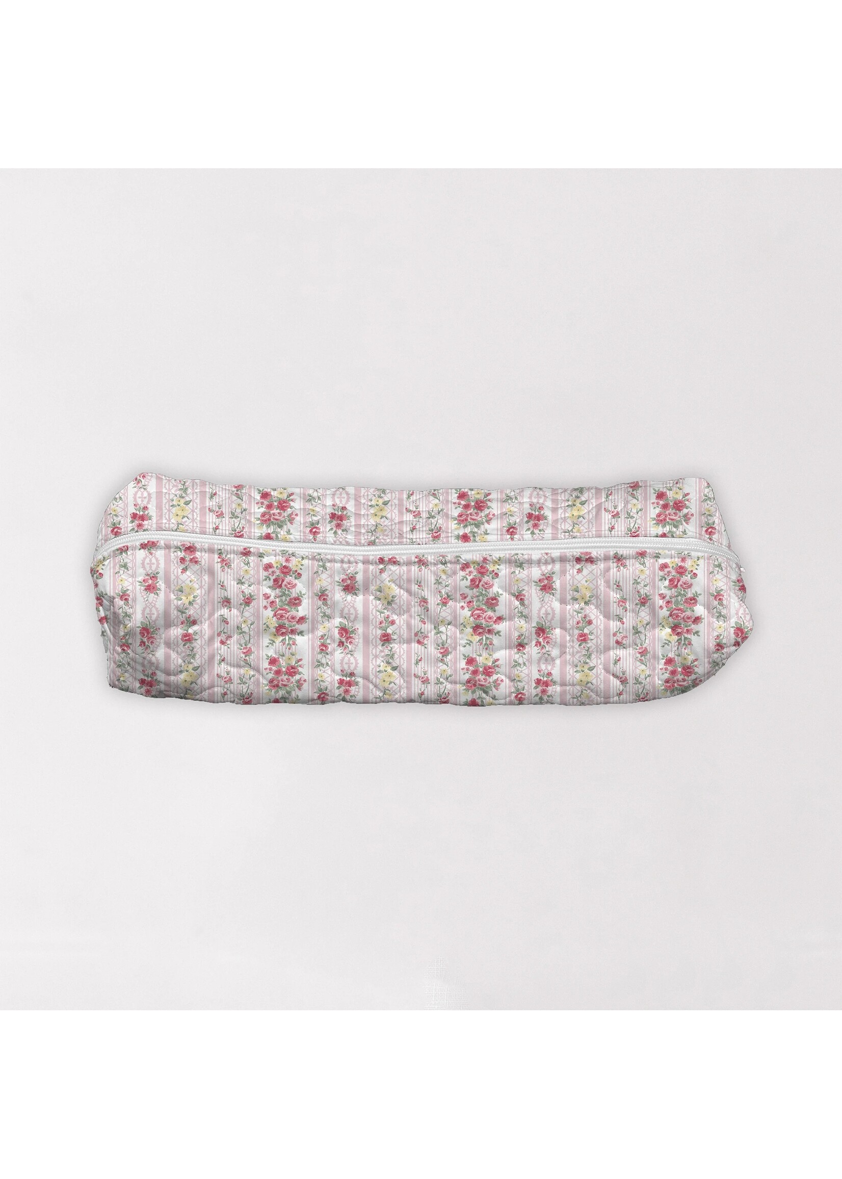 Ida Mae Home Wilshire Stripe Pink Quilted Hot Tool Bag