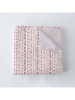 Ida Mae Home Wilshire Stripe Pink Baby Blanket