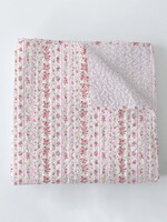 Ida Mae Home Wilshire Stripe Pink Quilt