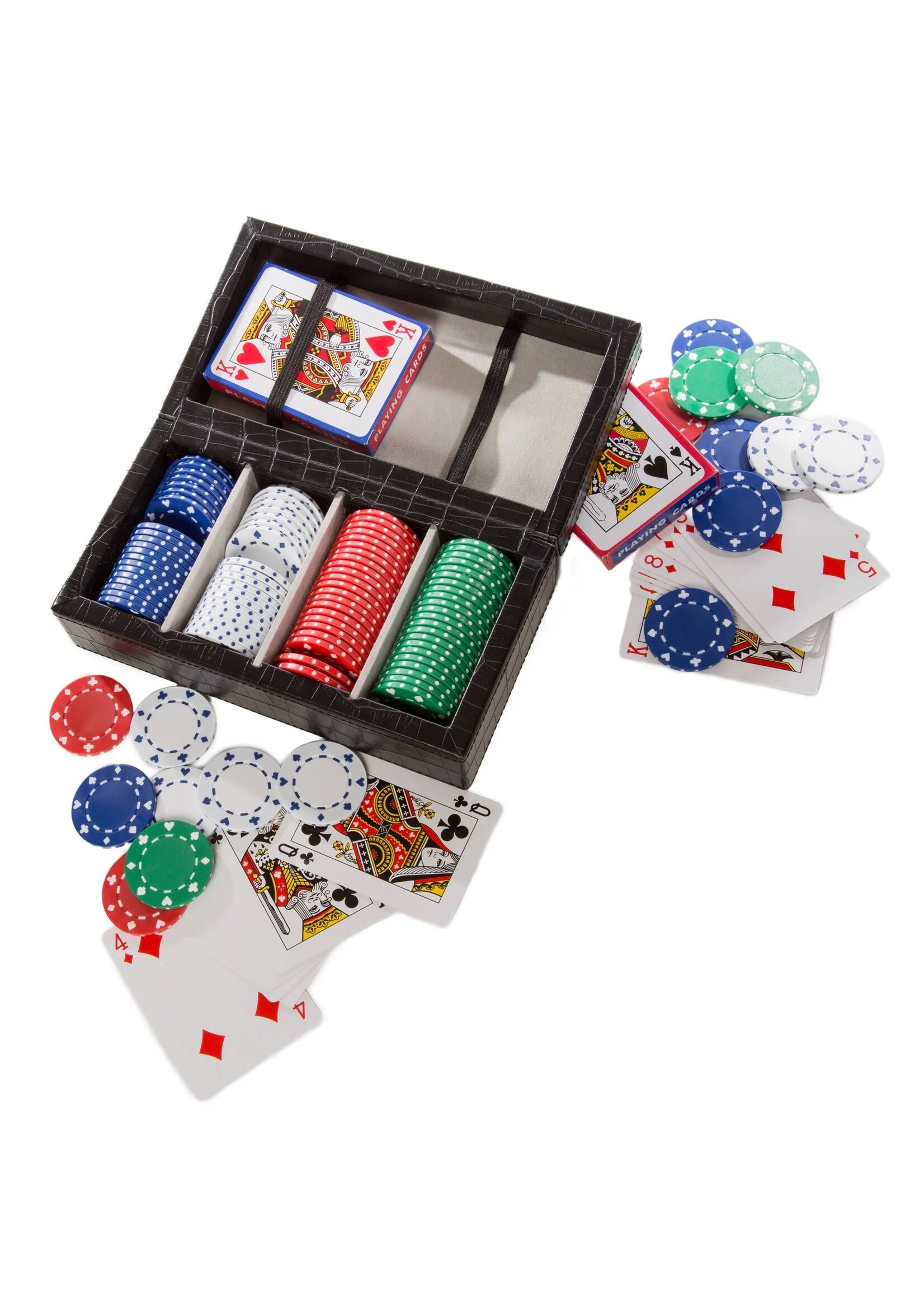 Brouk & Co Croco Style Poker Set