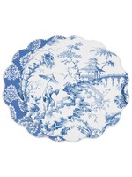 beatriz ball VIDA Chinoiserie Reversible Round Placemats Blue & White)