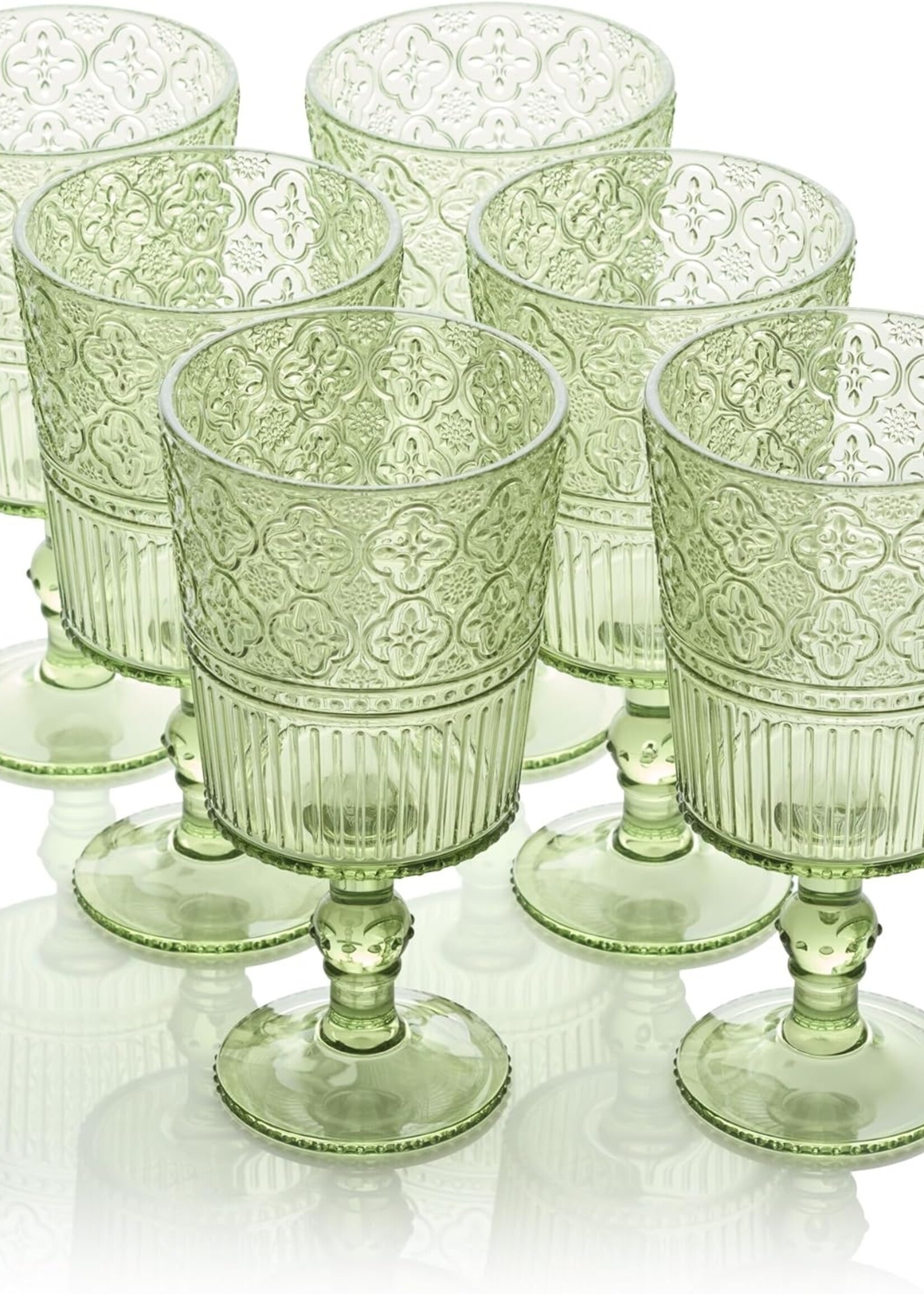 certified international Victoria Green Acrylic All Purpose Goblet (14 oz)