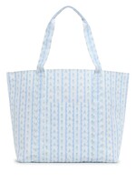 TRVL DESIGN Jumbo Tote - Ribbon Floral Blue