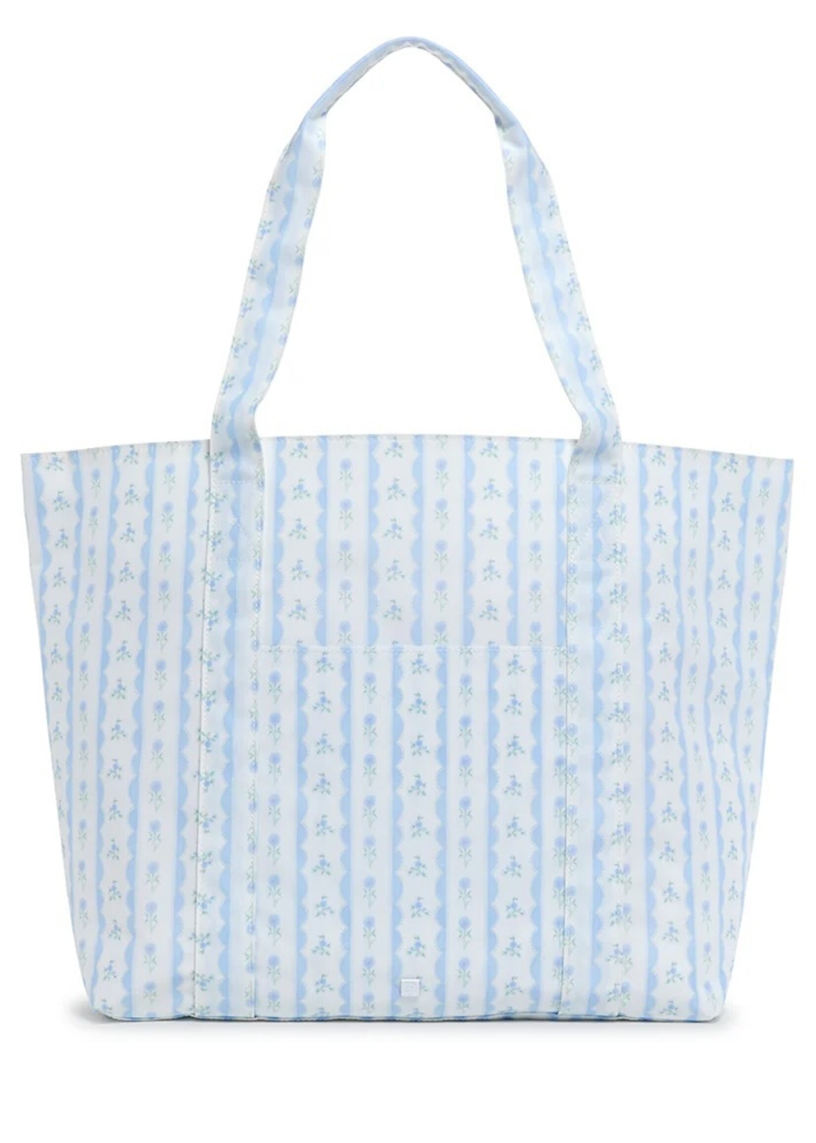 TRVL DESIGN Jumbo Tote - Ribbon Floral Blue