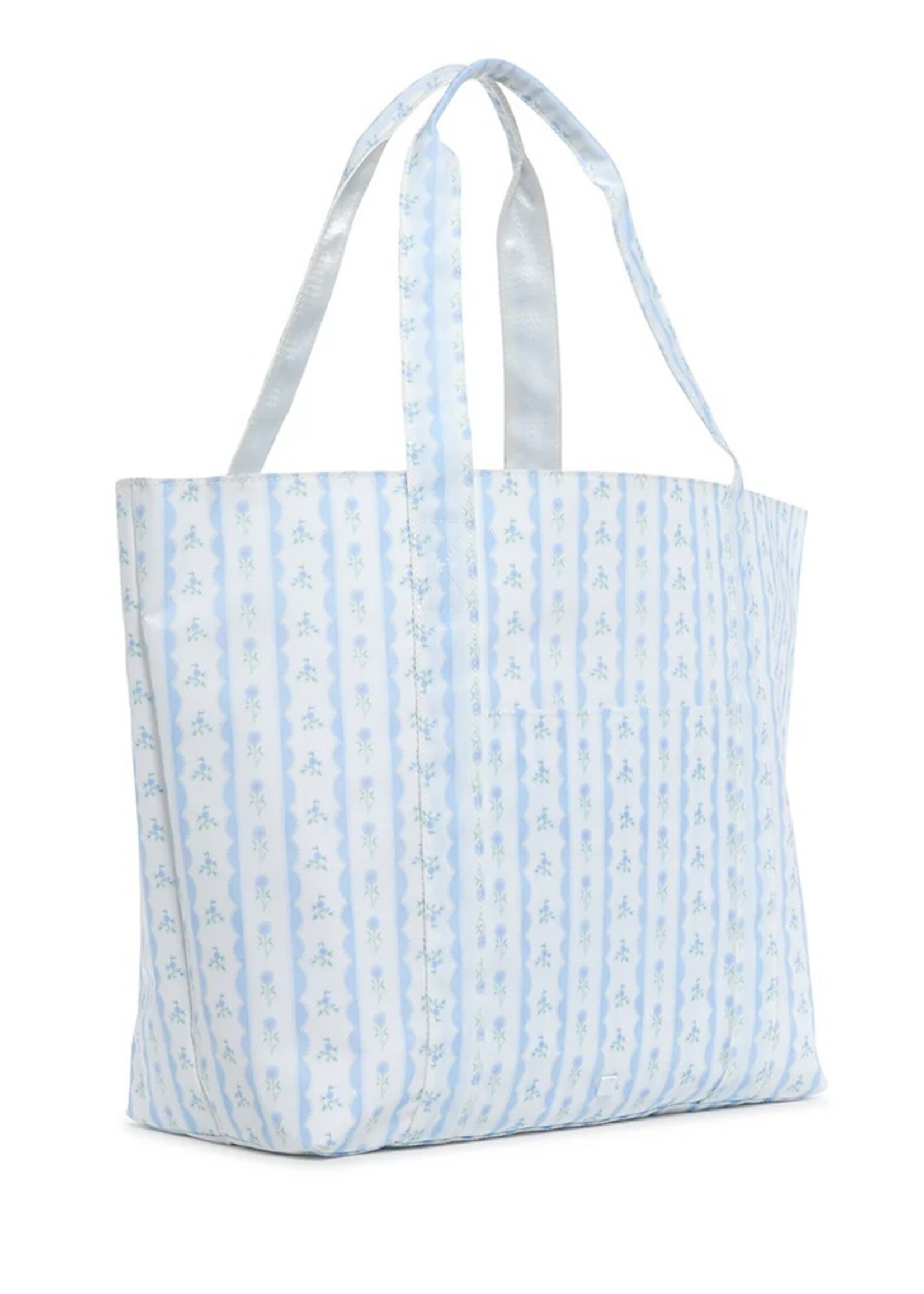 TRVL DESIGN Jumbo Tote - Ribbon Floral Blue