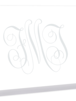 Embossed Graphics Watercolor Monogram Slab