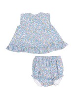 Angel Dear Flowers And Berries Ruffle Back Top & Bloomer