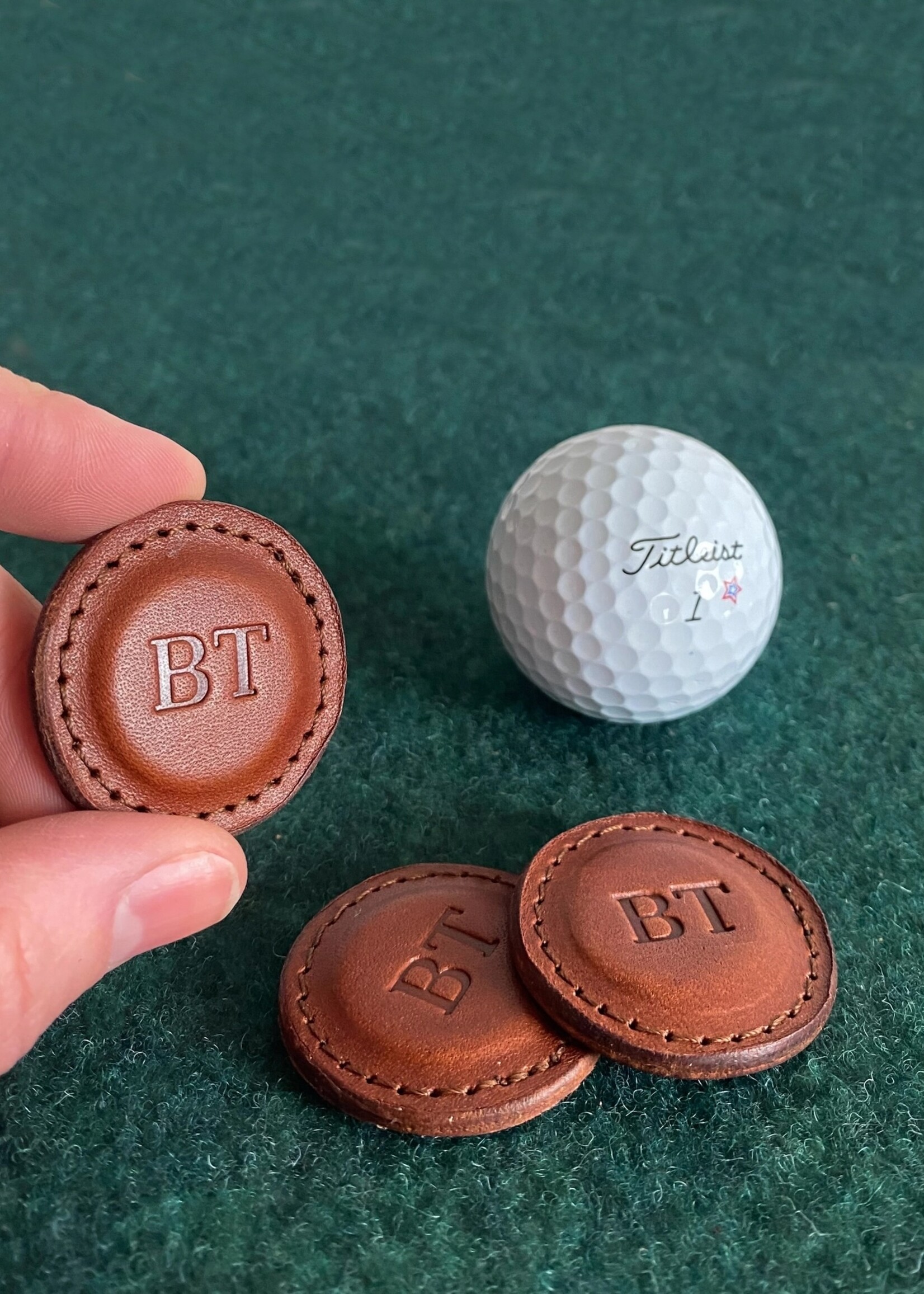 Northwind Supply Leather Golf Ball Marker