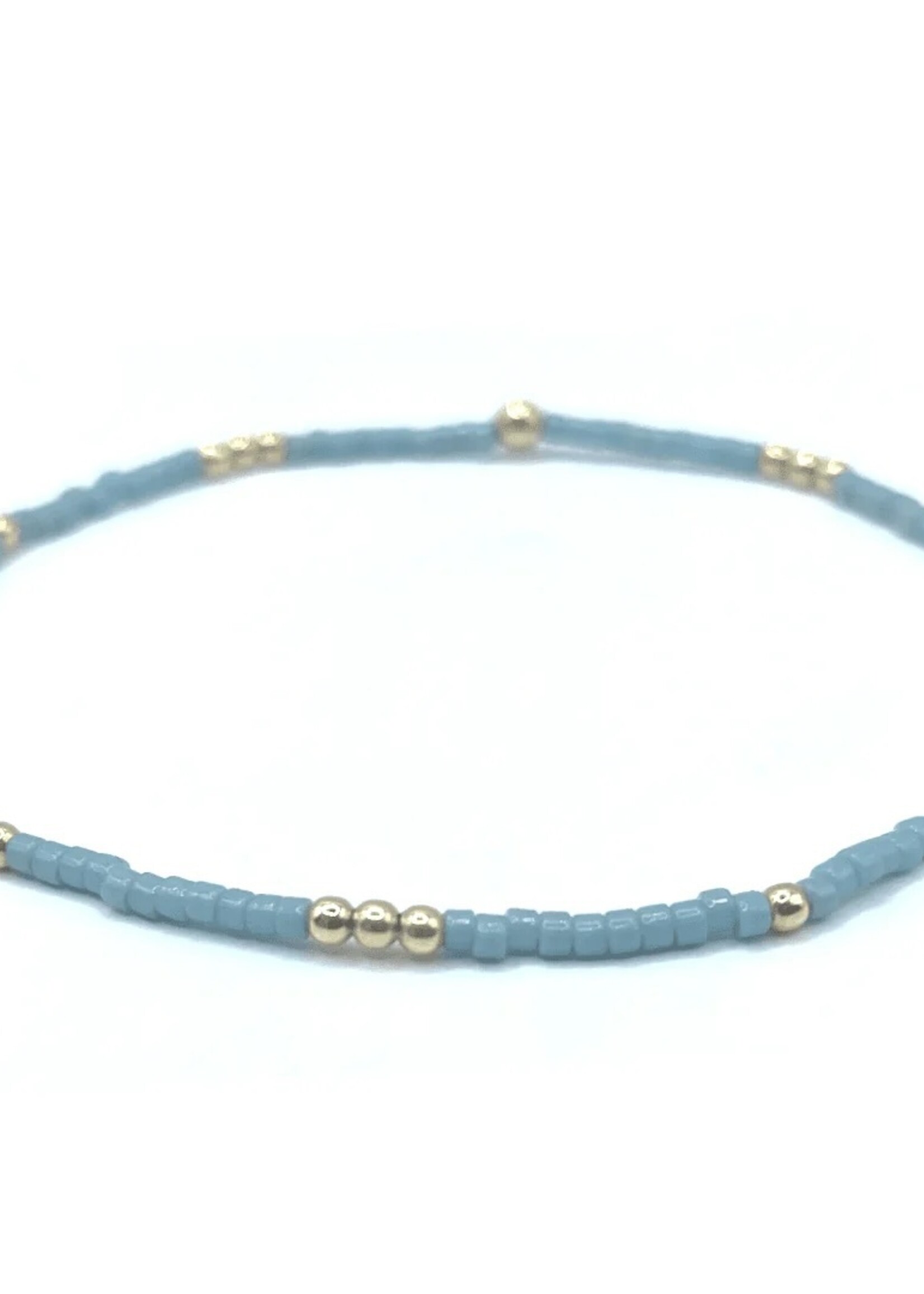 erin gray erin gray 2mm Newport Pale Turquoise GF Bracelet