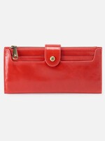 hobo Dunn Continental Wallet - Grenadine