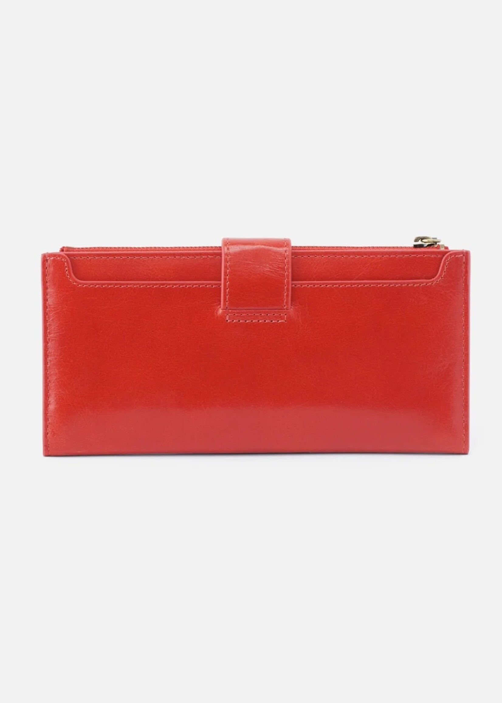hobo Dunn Continental Wallet - Grenadine
