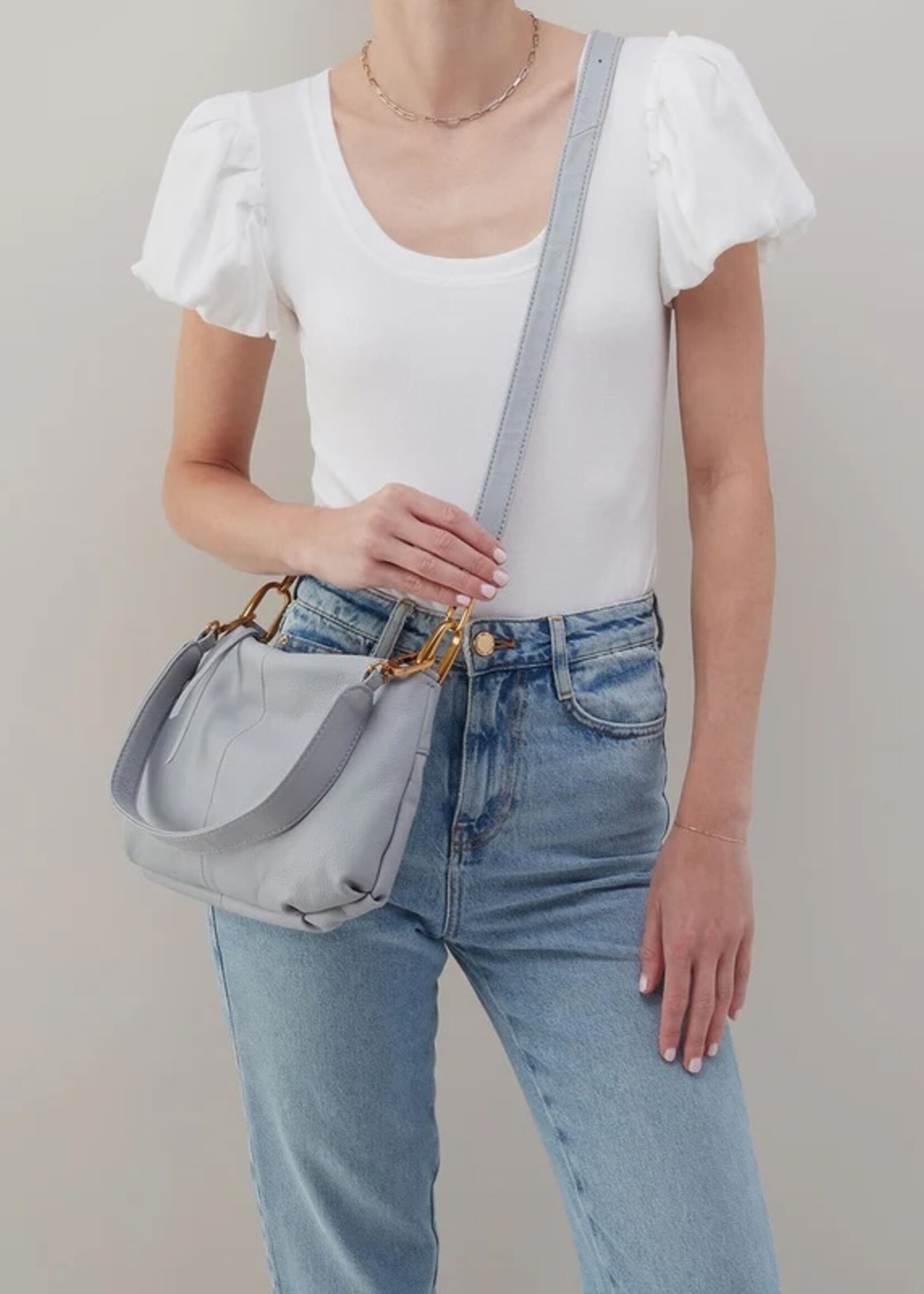 hobo Advance Shoulder Crossbody - Blue Pearl