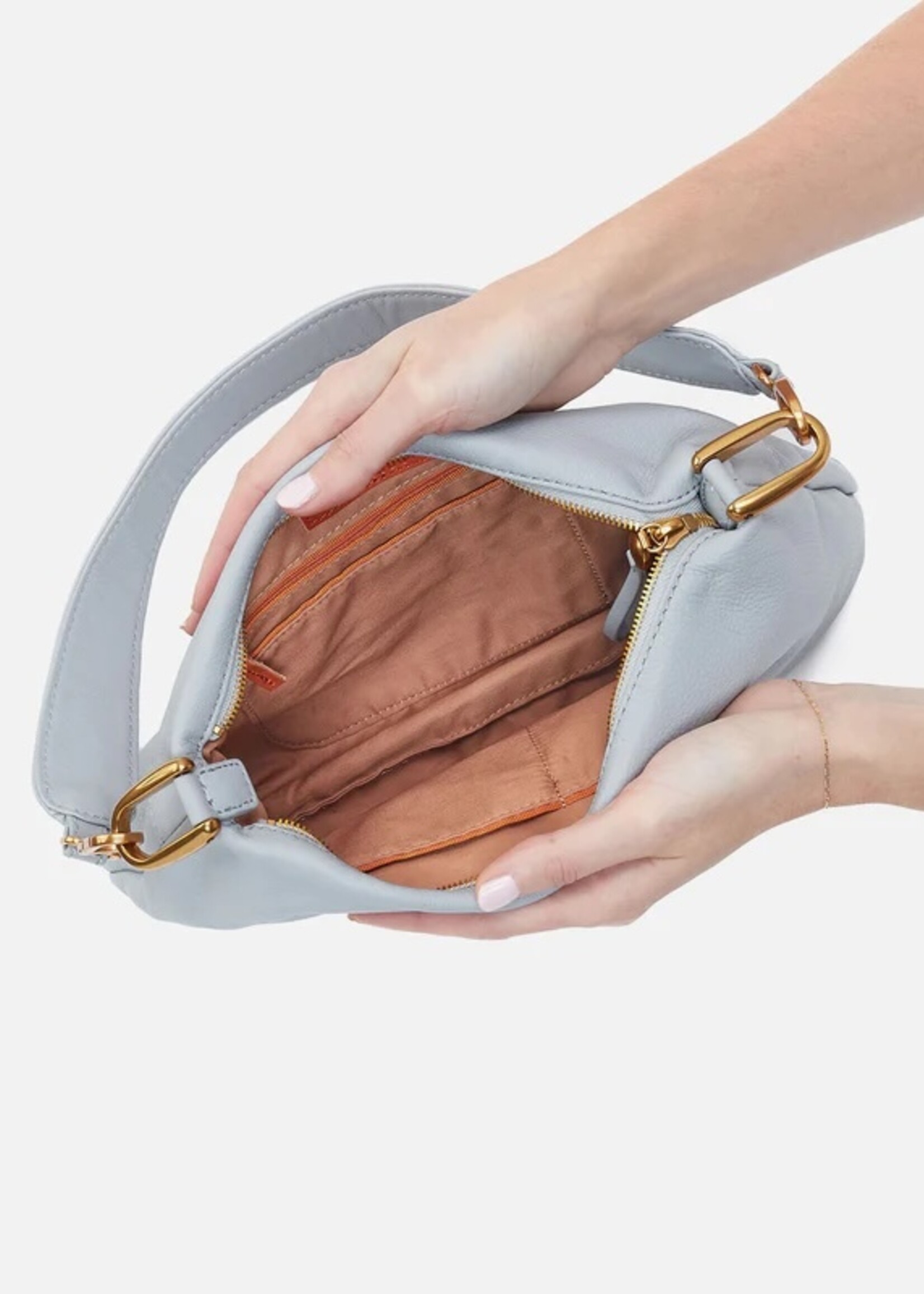 hobo Advance Shoulder Crossbody - Blue Pearl