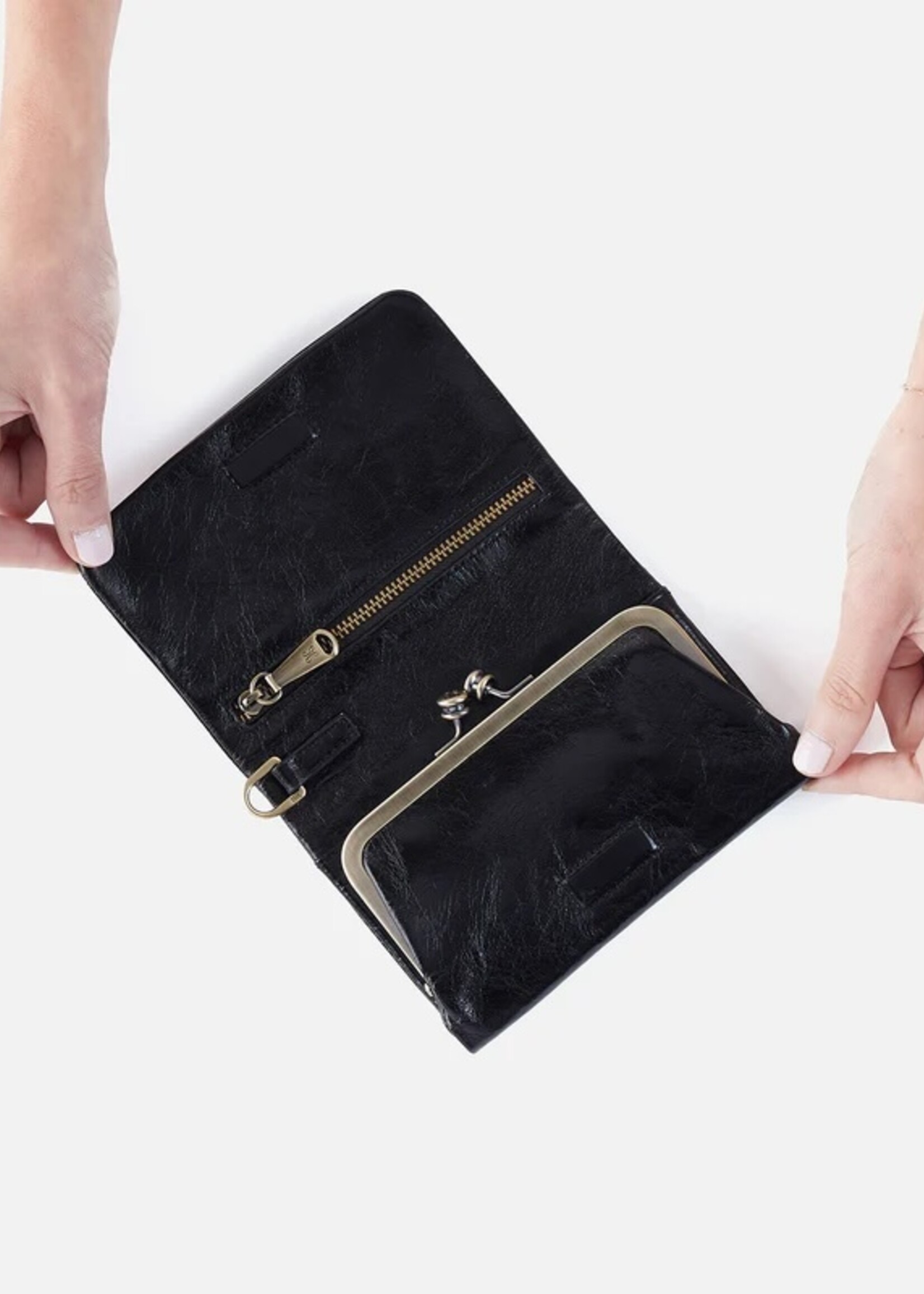 hobo Ross Bead Wristlet Black