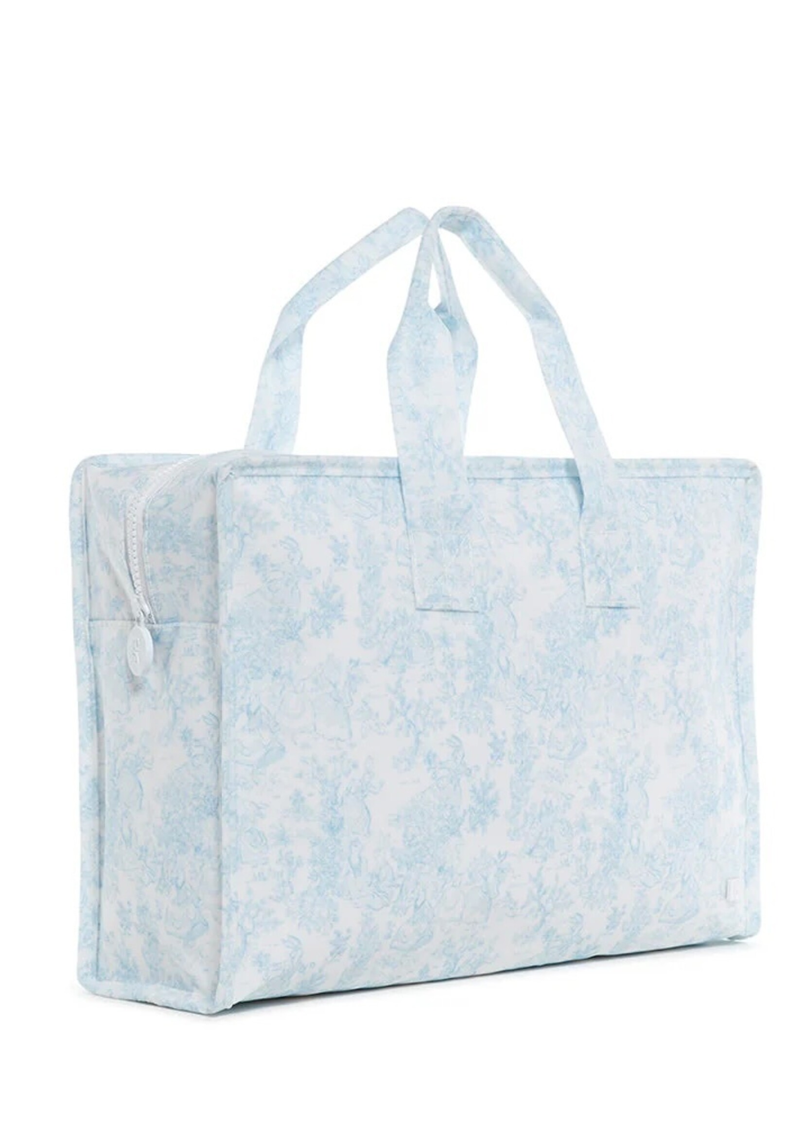 Overnight Bunny Toile Blue