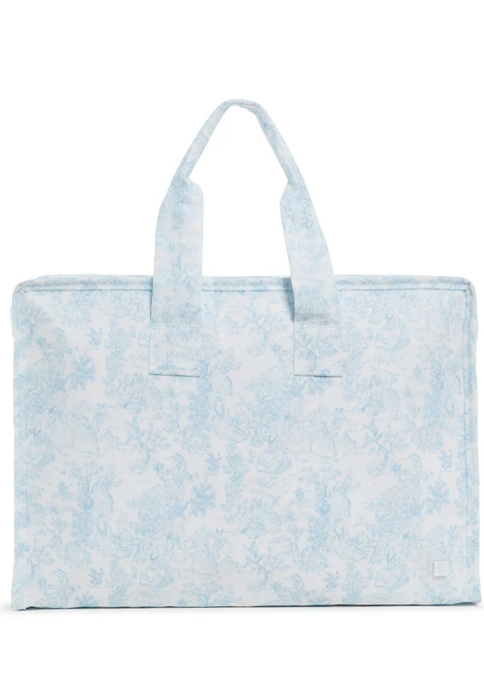 Overnight Bunny Toile Blue