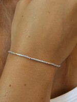 erin gray 2mm Newport Silver + GF Bracelet 7"
