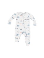 Angel Dear Bubbly Tugboats 2 Way Zipper Footie