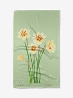 geometry March Daffodils Tea Towel