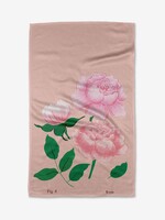 geometry June Roses Tea Towel