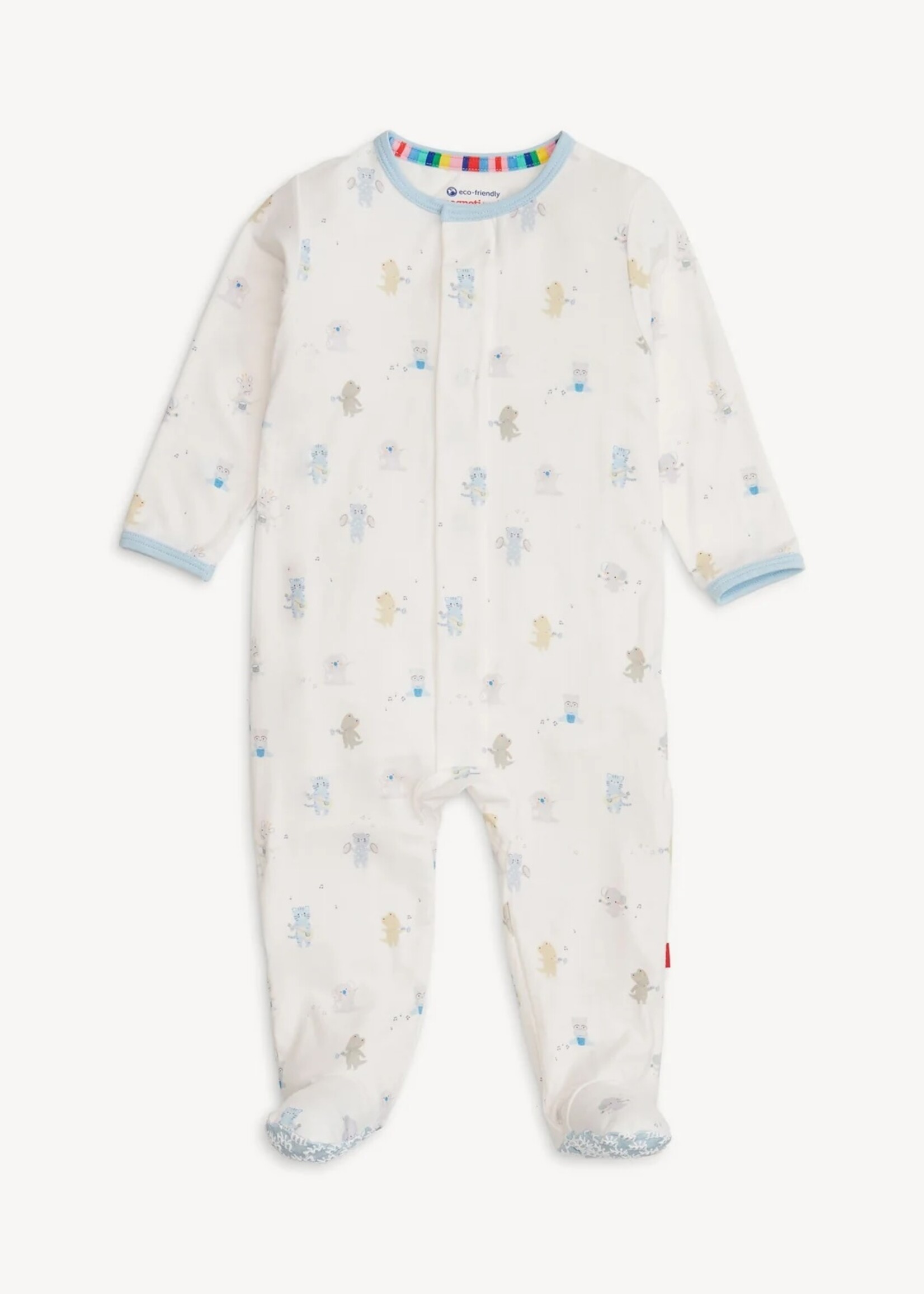 magnetic me Blue Baby Beats Footie