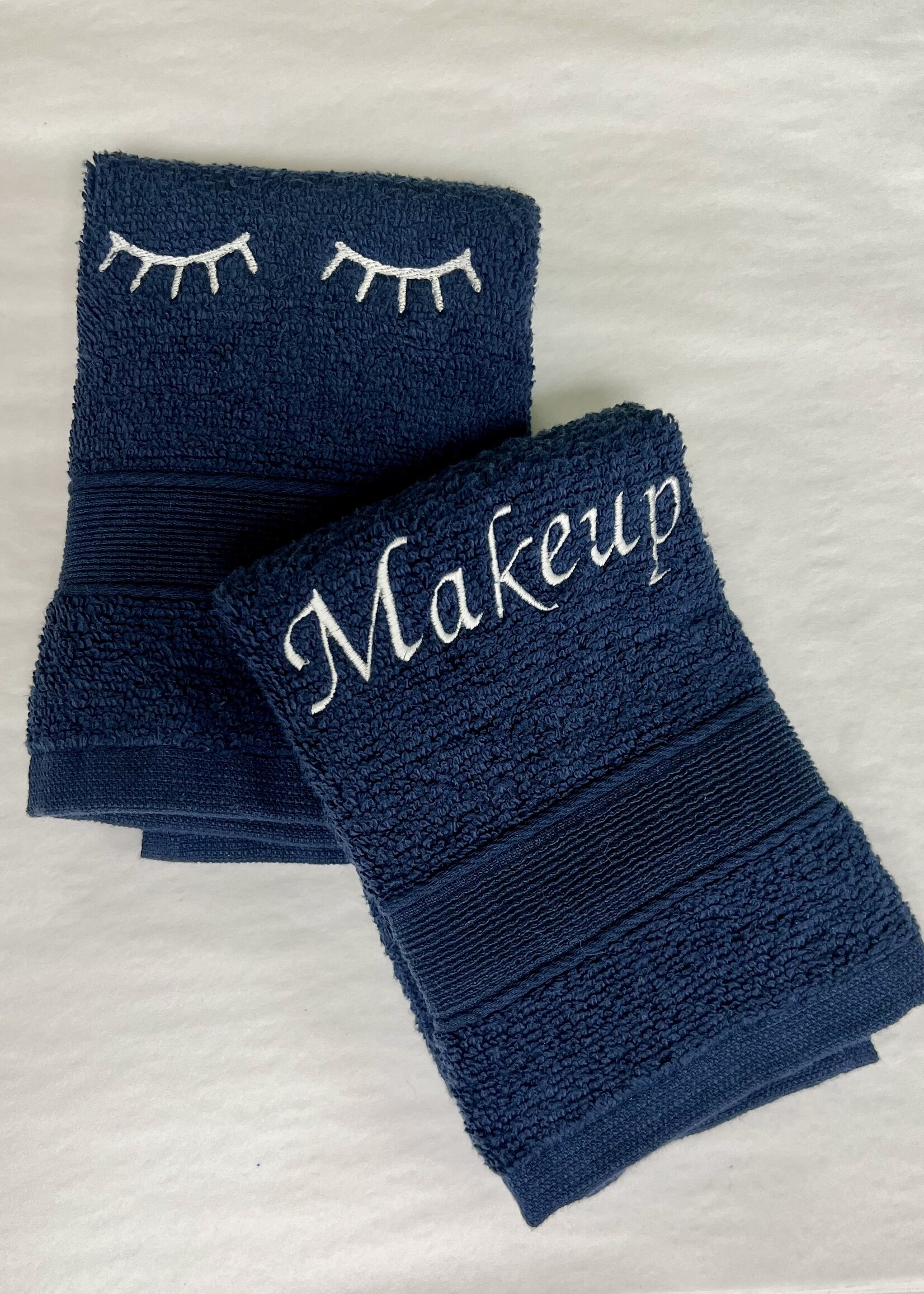 CB Station Set of 2 Monogrammed Facecloths