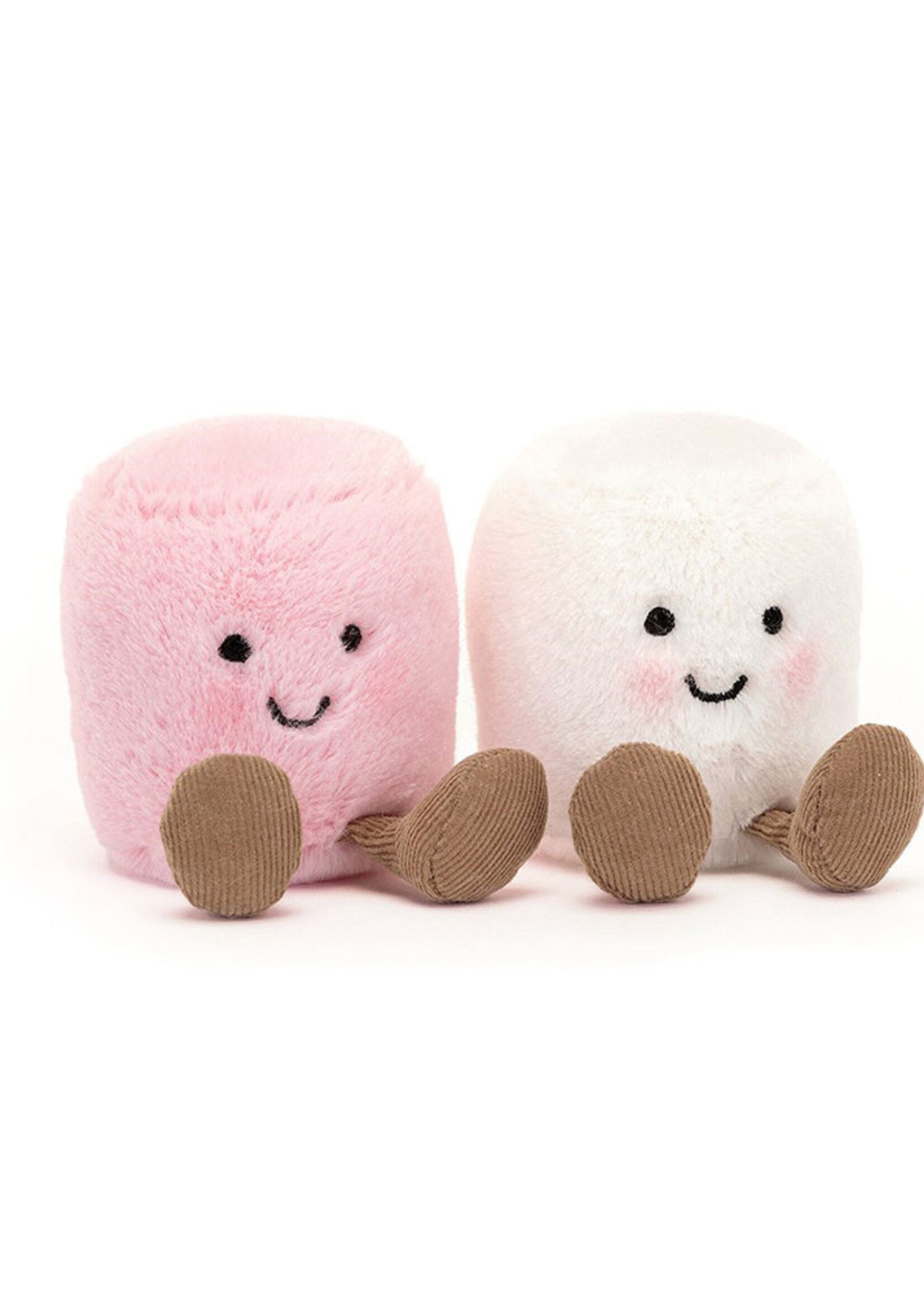 Jellycat Amuseables Pink and White Marshmallows