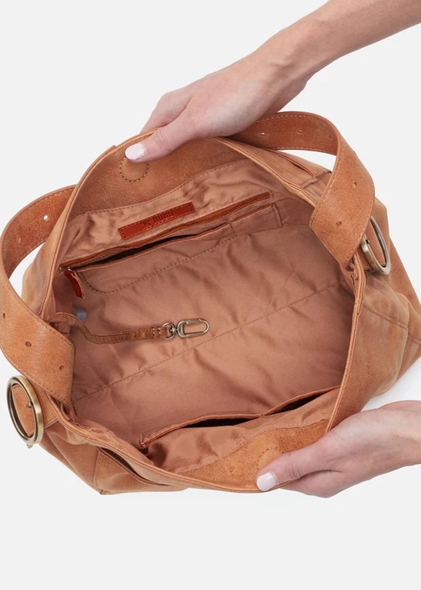 hobo Render Shoulder Bag - Whiskey