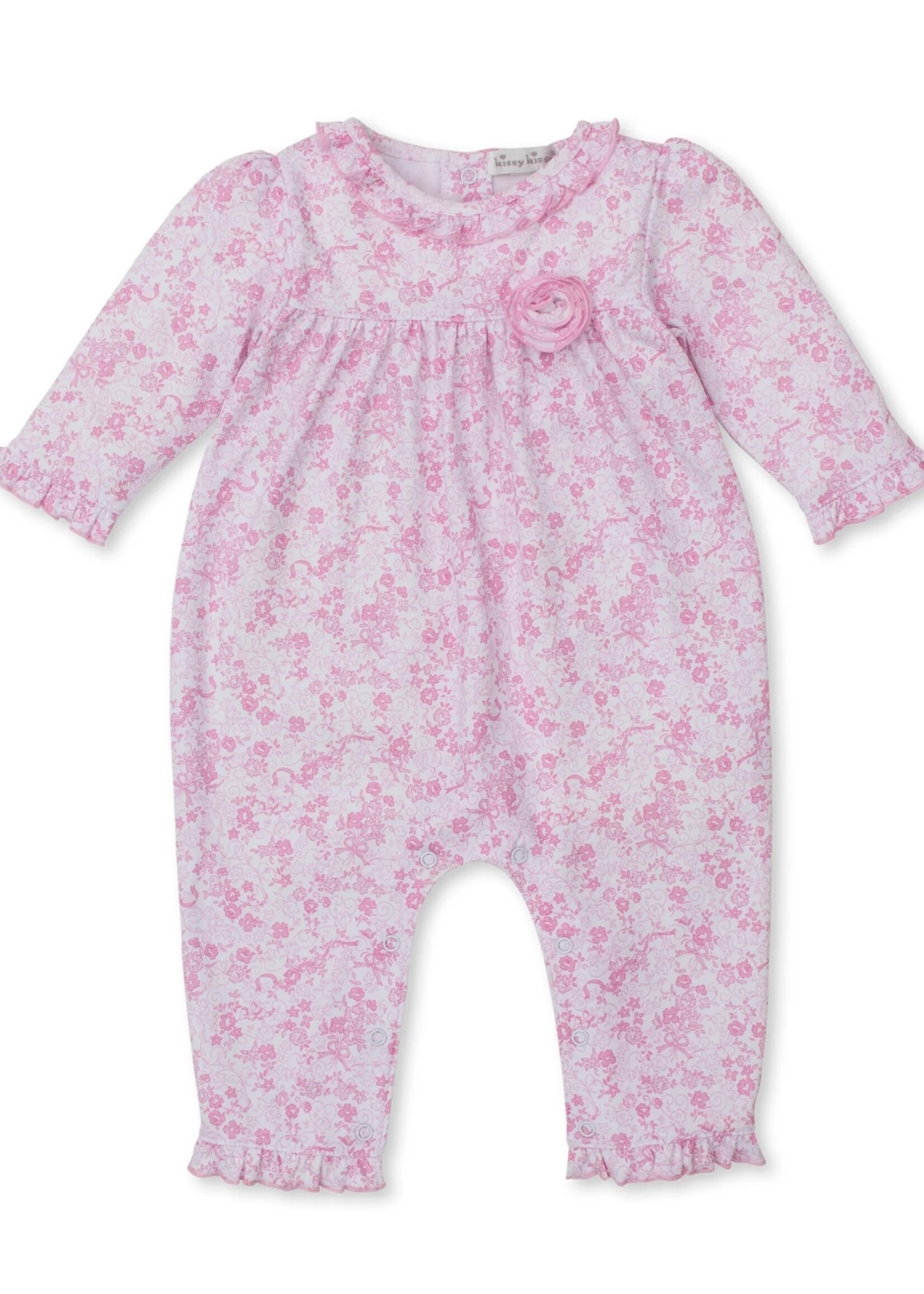 Kissy Kissy Old English Roses Pink Playsuit