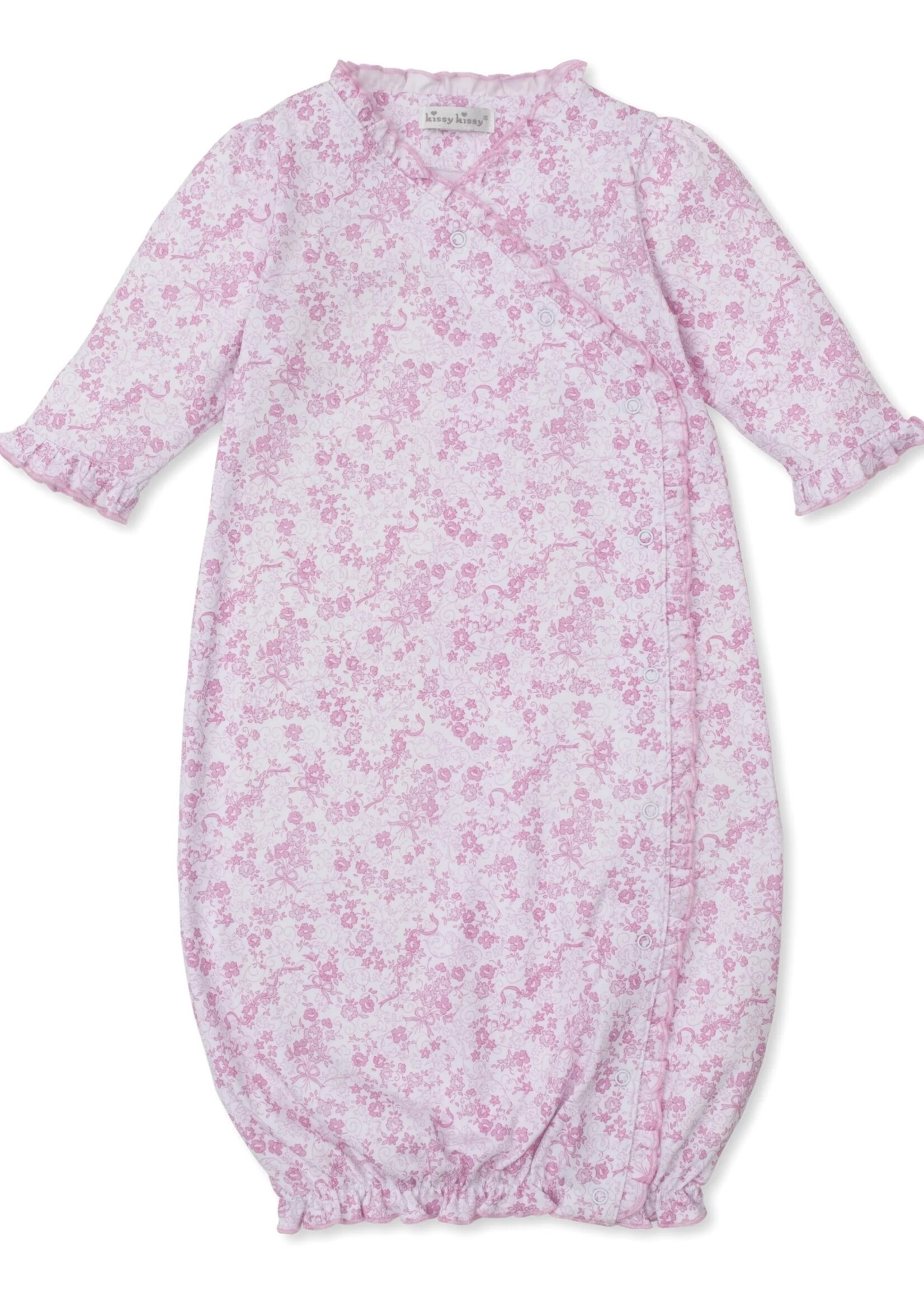 Kissy Kissy Old English Roses Pink  Sack - Small