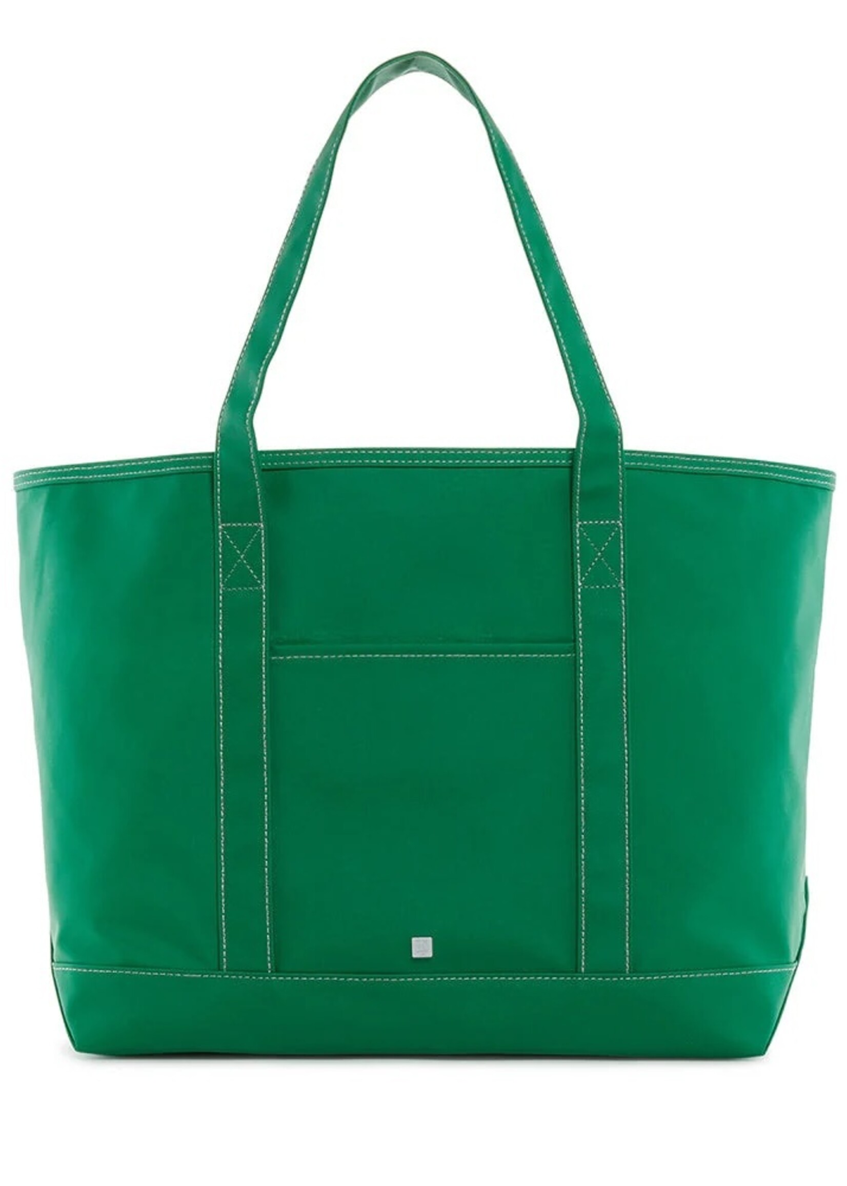 TRVL DESIGN Maxi Tote - Coated Canvas Large Kelly Green