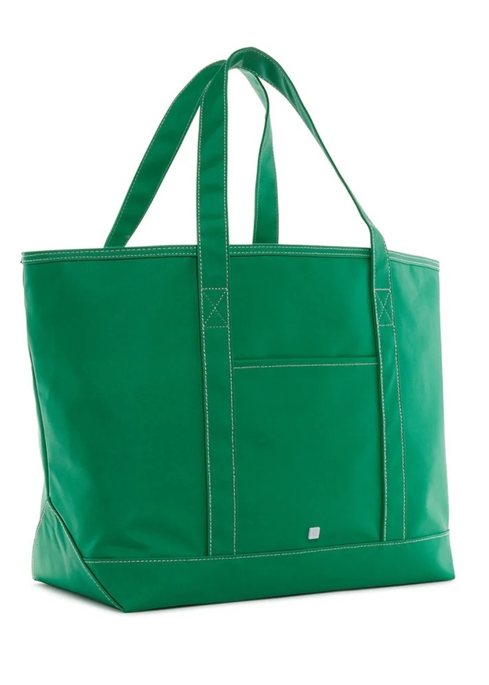 TRVL DESIGN Maxi Tote - Coated Canvas Large Kelly Green