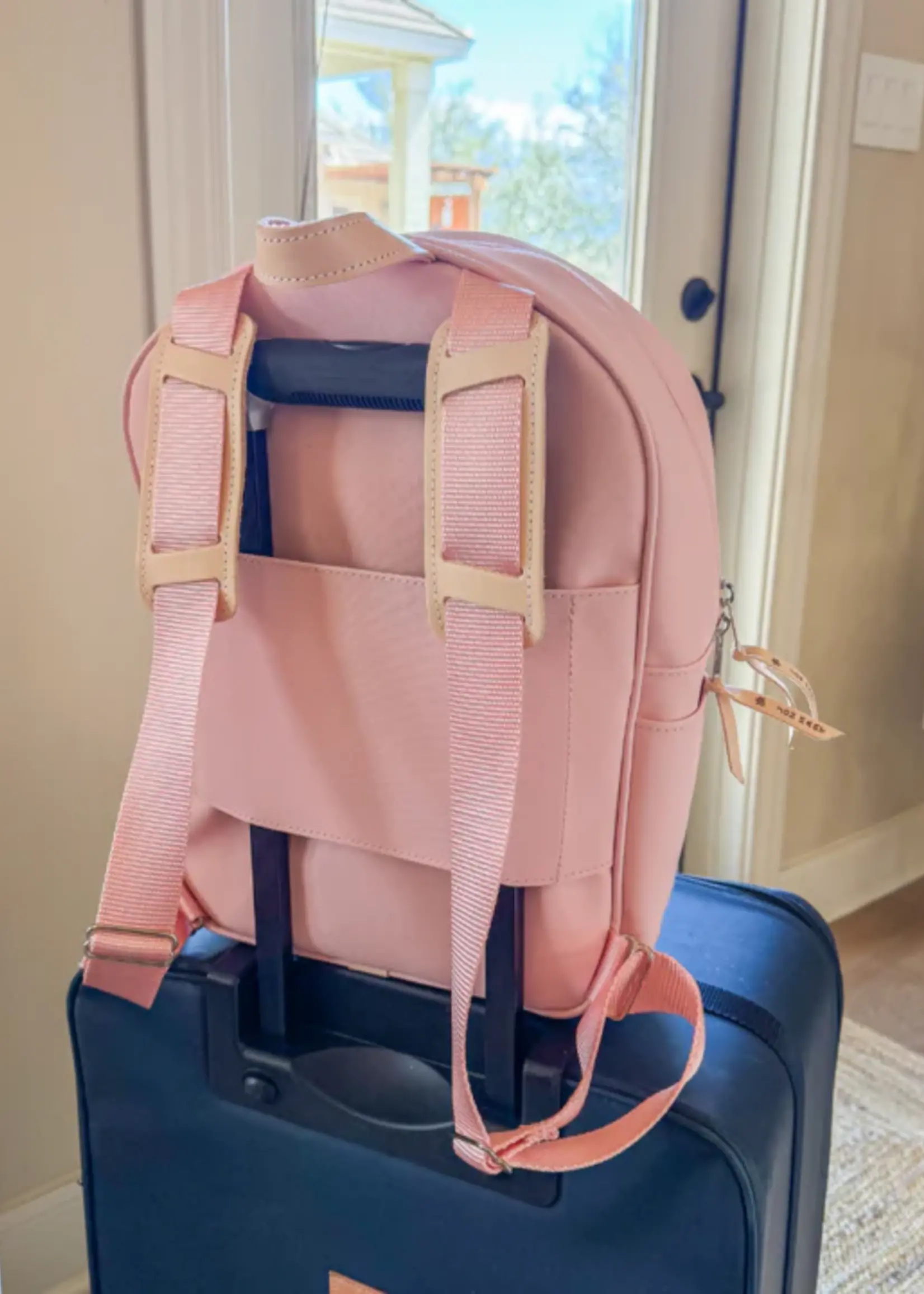 Jon Hart Design Backpack - French Blue Coated Canvas