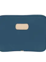 Jon Hart Design 15" Computer Case - French Blue Coated Canvas