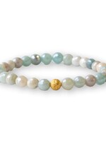 Lenny & Eva Gemstone Bracelet Faceted Amazonite 6mm