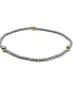erin gray Game Day Gold Filled Bracelet - Gray