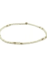 erin gray Game Day Gold Filled & Rice Pearl - White