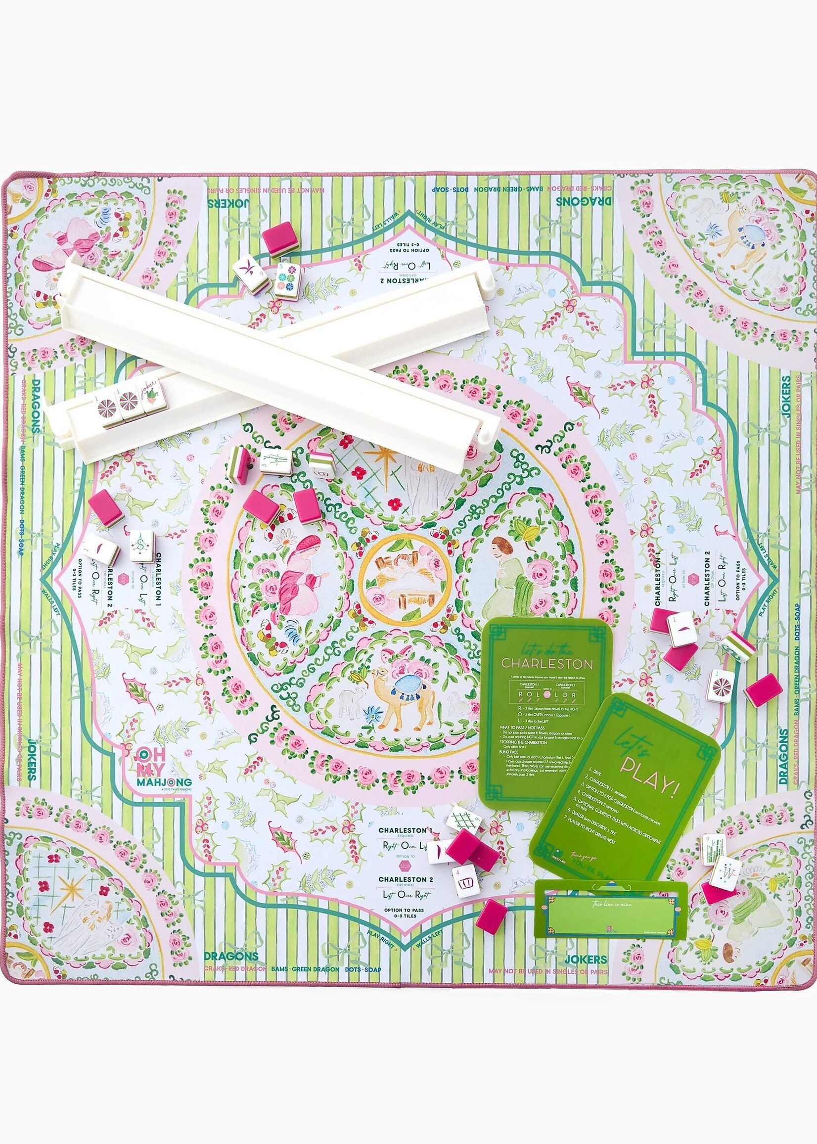 Oh My Mahjong Silent Night Mahjong Mat