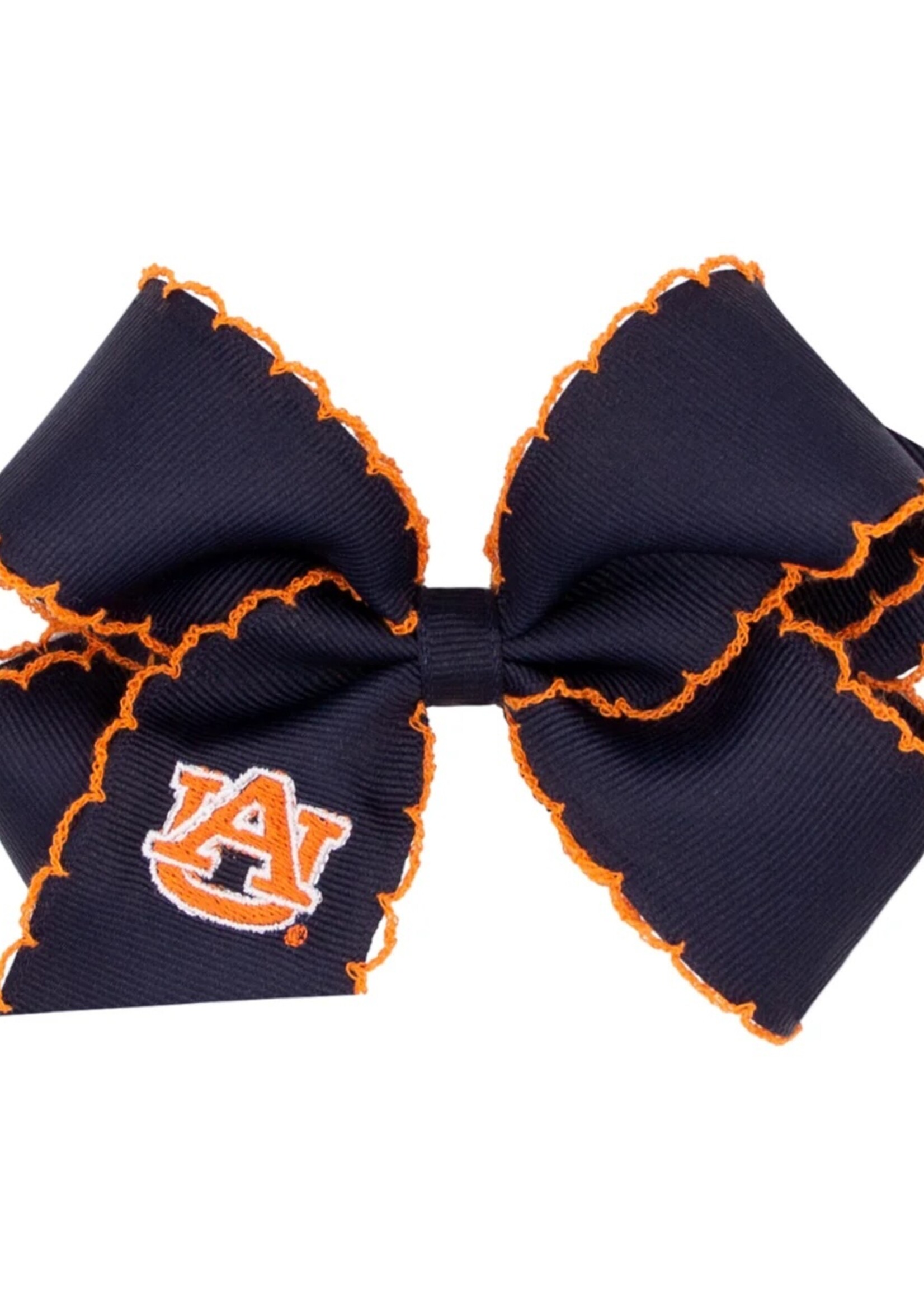 wee ones Medium Moonstitch Collegiate Bow - Auburn