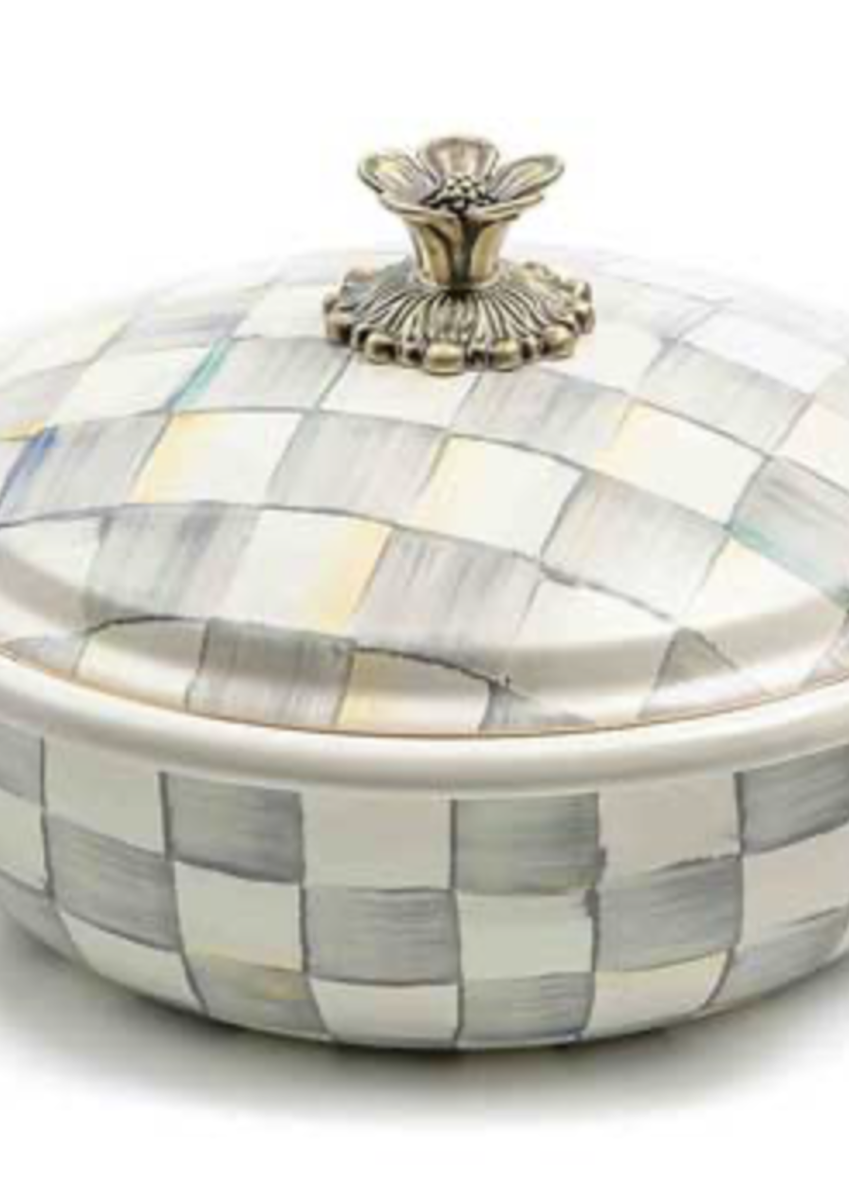 Mackenzie-Childs Sterling Check Medium Casserbole