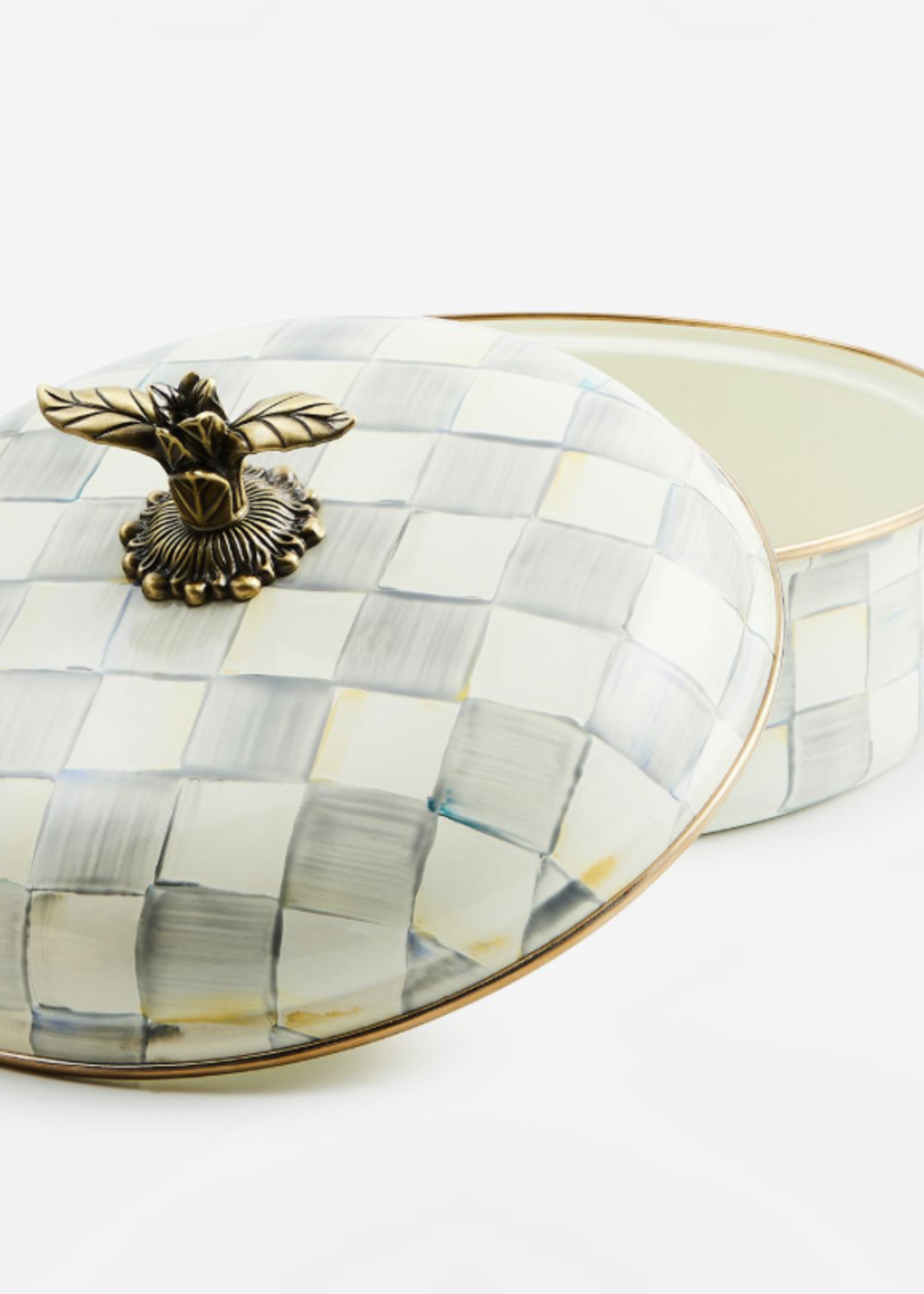 Mackenzie-Childs Sterling Check Medium Casserbole