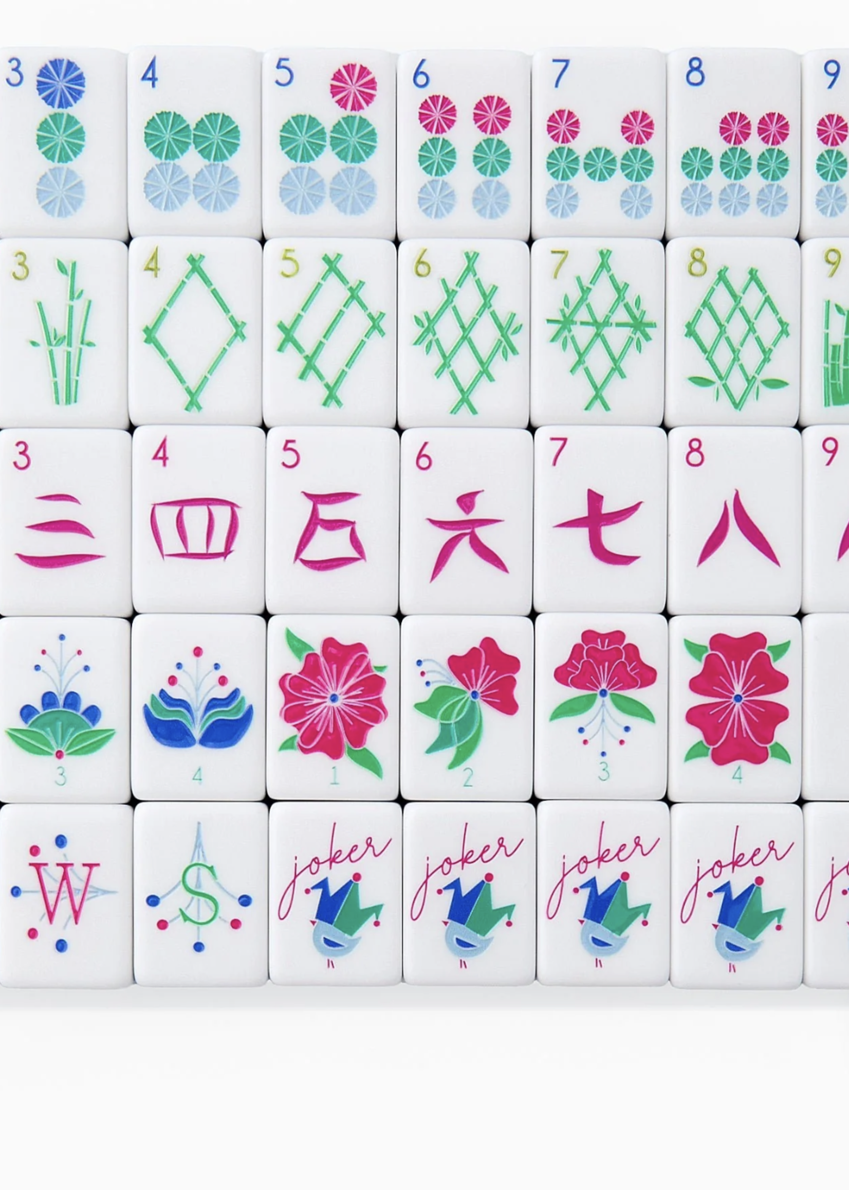 Oh My Mahjong Birdie Tile Set