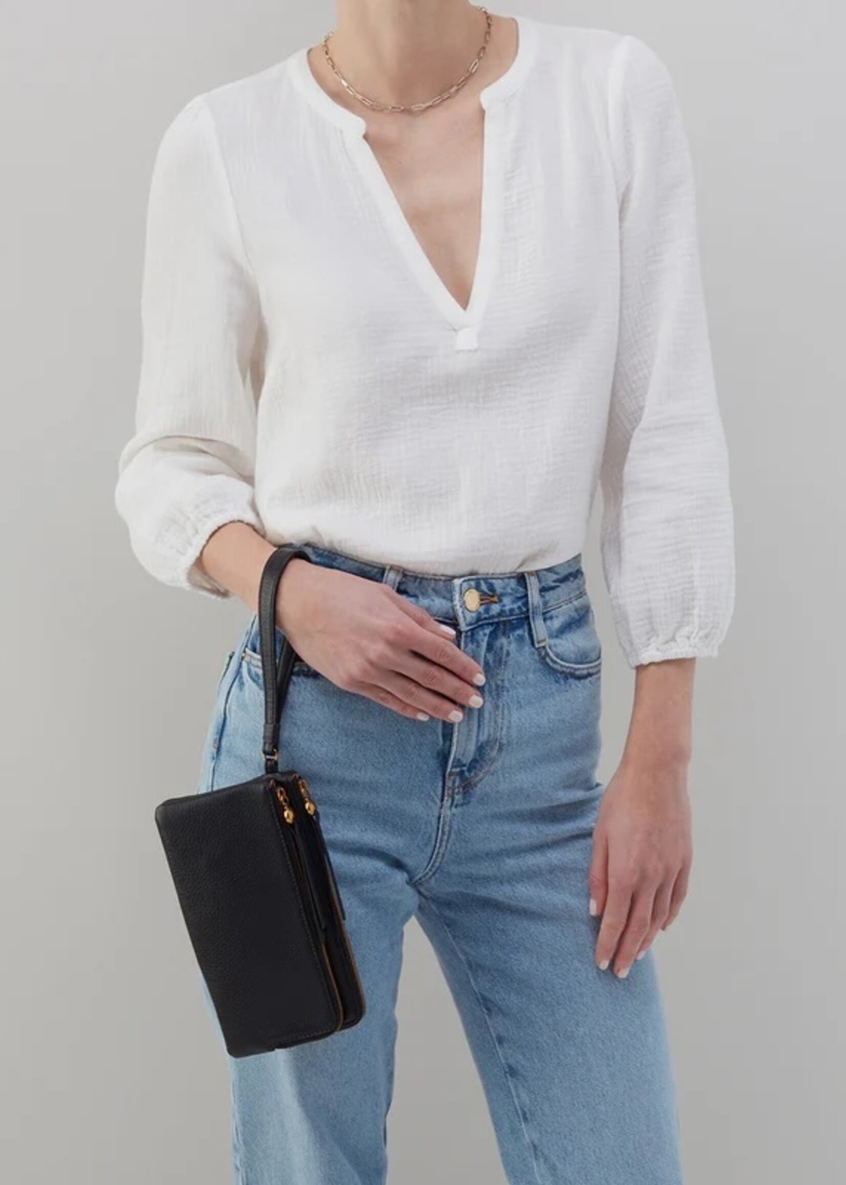 hobo Dayton Wristlet - Black