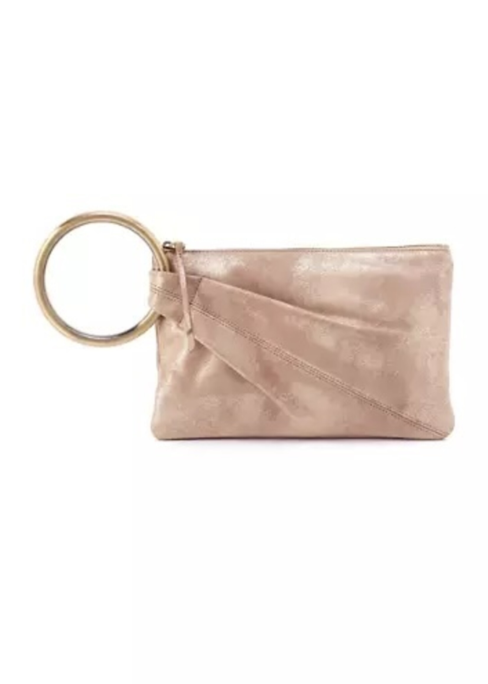 hobo Sheila Hard Ring Clutch - Gilded Beige