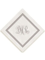 Embossed Graphics Monogram Cocktail Napkins (Set of 100) - Claire Ayscue's Registry