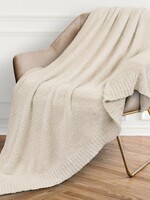 pavilia Cream Throw 50" x 60"