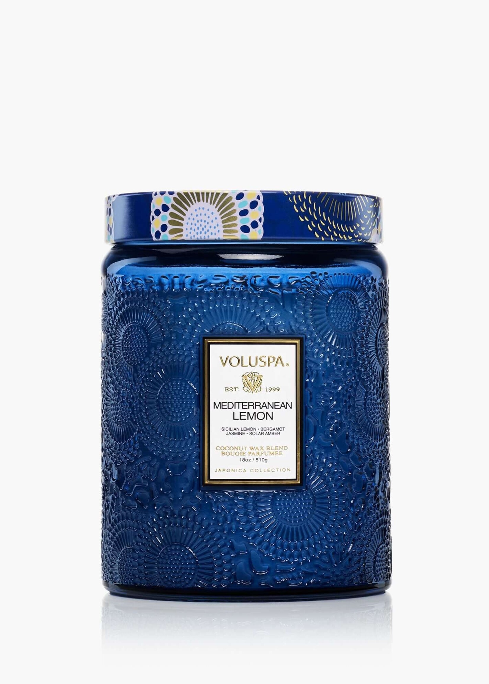 voluspa Mediterranean Lemon 18 oz Large Jar