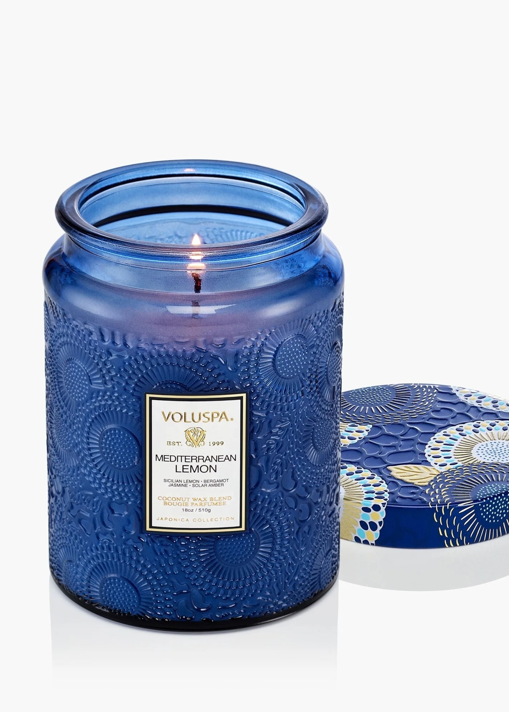 voluspa Mediterranean Lemon 18 oz Large Jar