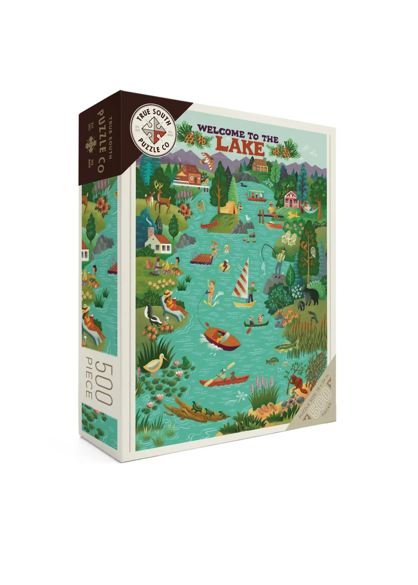 True South True South Puzzle Lake Living