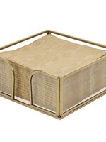 boston international Gold Edge Glass Cocktail Caddy